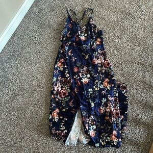 Forever 21 Floral Velvet Maxi